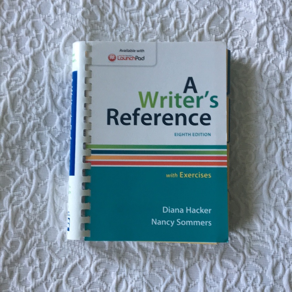 A Writer’s Reference, eighth edition